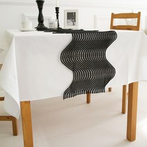 바이지미 베이스 테이블보, 화이트, 4인 (110 x 170cm)