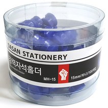 강력자석홀더 100입, 청색, 1개