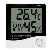 DGBOY HTC 3 디지털 온습도계 블랙, 1개