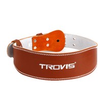 TROVIS 가죽 역도벨트 S/M 허리보호대