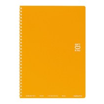 고쿠요 소프트링 노트 B5 40매, 주황, 1개