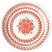 로얄스탠리 라운드플라워 대접시, 레드