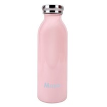 밀코 보온보냉 텀블러, 파스텔핑크, 450ml