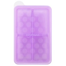 실리만 실리콘 이유식 트레이 4구 WSB813, 퍼플, 1개