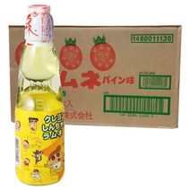 크레용신짱 파인애플향 라무네, 200ml, 30개