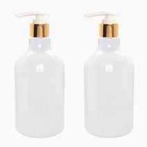 병도매닷컴 백색 디스펜서 골드캡 DN 750, 2개입