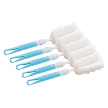 블럭마트 컵 스펀지 수세미, 블루, 5개입