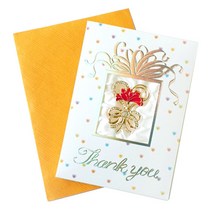 안개나라 카네이션 브로치 카드 하트 땡큐, B타입 (선물), 1개