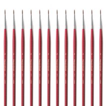 화홍 771 고급 수채화 환붓, 2호, 12개입