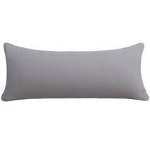 베드앤데코 항균 마이크로 등쿠션 + 솜, 그레이