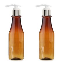 병도매닷컴 AR 200 용기 + 디스펜서 세트, 용기(갈색), 캡(실버), 2개입