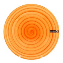 세라미체 이탈리아 원형 스파이럴 접시, 다크오렌지