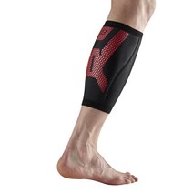 LPSUPPORT CT21 라이트 쉴드 종아리 보호대 레드 M, 1개