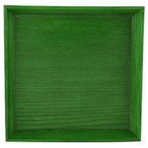 고운공예 특수컬러 정사각 접시, 초록