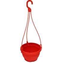은성 원분재 화분 5p + 화분 걸이 5p, 레드