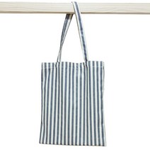 디자인스올 라미네이트 방수 에코백, 네이비스트라이프