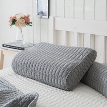 쉬즈홈 베이직 피그먼트 메모리폼 베개커버