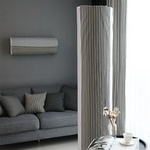 골드얀 빈티지스트라이프 에어컨커버 스탠드 손흥민G, WHITE + BLACK + GRAY
