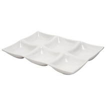 프로방스 직사각 6절 나눔접시, 1개