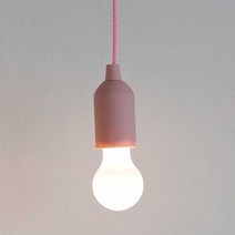 룸앤홈 푸링 LED 램프, 핑크