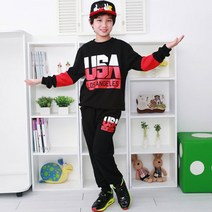잭키드 남아용 USA포인트긴바지세트