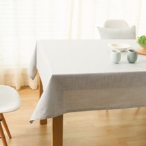 이코디 심플 라이트 테이블 보, 화이트, 60 x 60 cm