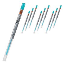 유니 시그노 스타일핏트 젤잉크 리필심 0.28mm UMR-109, 스카이블루, 10개