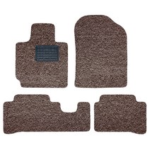 순수 코일 카매트 일반형 초코 기아, 기아 올뉴 모닝 (2011년 ~ 2016년) (일반페달) (4P)