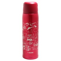 조지루시 컴팩트 보온 보냉 물병 SJ-JS10, RA 레드, 1030ml