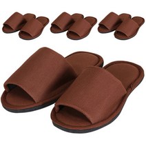데이오프 매쉬 실내슬리퍼 S 4p, 갈색, 4개