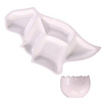 리엔 식판 공룡 + 공룡알, 화이트(티라노사우루스)