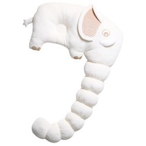 아꼬모베베 애착 필로우 짱구베개, 코끼리 베이지, 1개