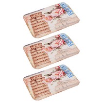 아울리빙 빈티지 스타일 주방 발매트 3p, I