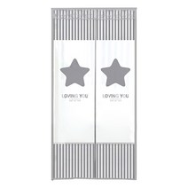 다샵 EVA일체형 방풍 바람막이 스타그레이 투명 90 x 210 cm, 1개