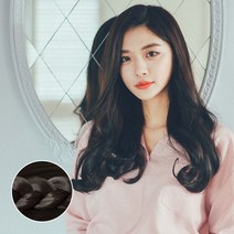 가발나라 5섹션 디지털 롤링펌 붙임머리, 내츄럴브라운, 1개