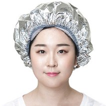에어라파 셀프 홈 케어 고급형 헤어 트리트먼트 캡, 실버, 1개