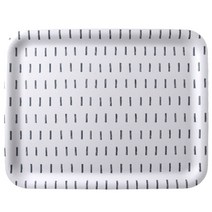 젠 스트로라이트 윌로우 우드 직사각 쟁반, 혼합 색상