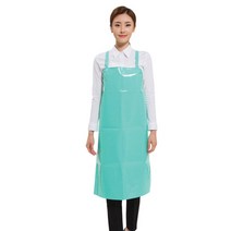 예경 앞면 방수 H형 앞치마 중, 민트색, 1개