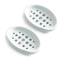 리버그린 파스텔 뽀송 비누받침, 블루, 2개