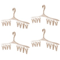 마켓감성 8집게 양말걸이 베이지, 4개