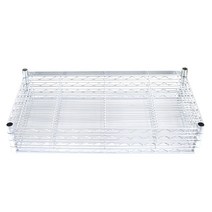 코랙코리아 산업용 메탈 랙 450 x 1200 4p + 각 파이프 1200, 크롬(실버)