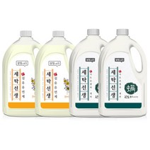 아토세이프 세탁선생 진드기 액체세제 2.5L x 2p + 섬유유연제 블루밍플라워향 2.5L2p, 1세트