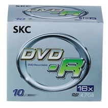 SKC DVD-R 16X 4.7GB 공디스크 10p + 주얼 케이스 10p