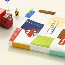 마이클밀러 코튼 블록패치 패브릭원단, 멀티컬러