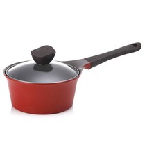 네오플램 애니 IH 인덕션 편수냄비, 18cm, 딥레드