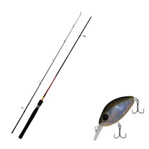 아피스 파이어스톰 배스 루어 낚싯대 S662ML + 다미끼 디씨-200 하드 베이트 루어 55mm 306T BLUE CRAW, 1세트