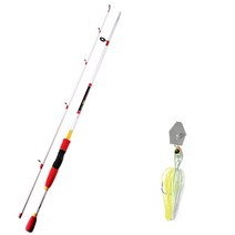 아피스 배스게임 XT 루어낚싯대 + 다미끼 스커트베이트 트램블 지그 14.2g, 낚싯대(화이트), 지그(03 CHART SHAD)