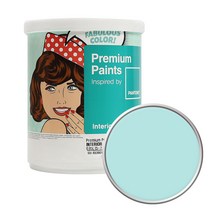 노루페인트 팬톤 내부용 실내벽면 저광 페인트 1L, 12-5410 Bleached Aqua