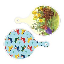 로엠디자인 서빙 원형 도마 보드 2p 카사로메오화단 세트, 카사로메오화단, 달라홀스, 1세트