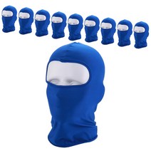 블럭마트 오토바이 쿨마스크, 블루, 10개입